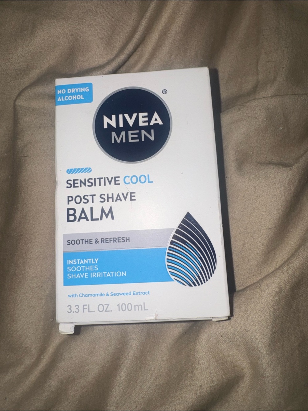 NIVEA MEN Sensitive Cool Post Shave Balm - White & Blue